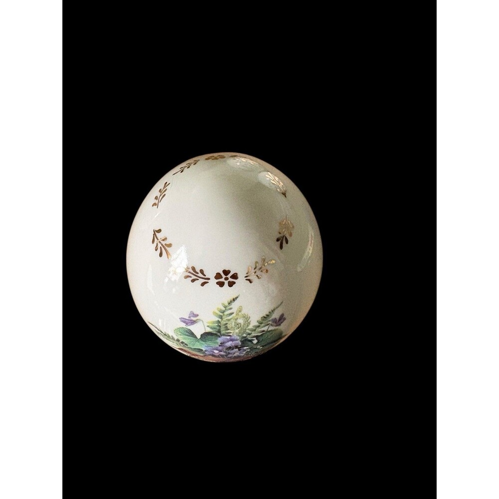 Danbury Mint Roger Tory Peterson Porcelain Songbird Egg Wood Thrush 1995 - Picture 3 of 6